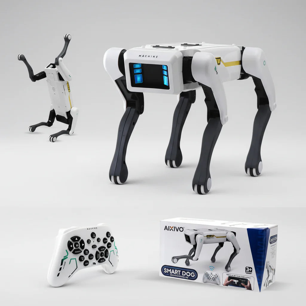 AI Robot Dog RC Toy with Voice Interaction App Control Programmable Singing Dancing Robot Dog