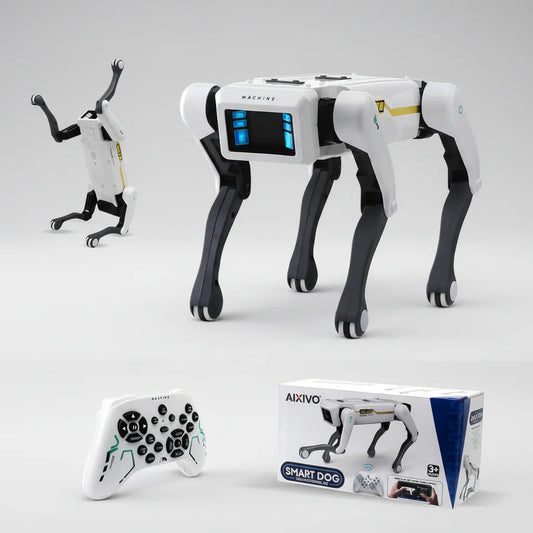 AI Robot Dog RC Toy with Voice Interaction App Control Programmable Singing Dancing Robot Dog