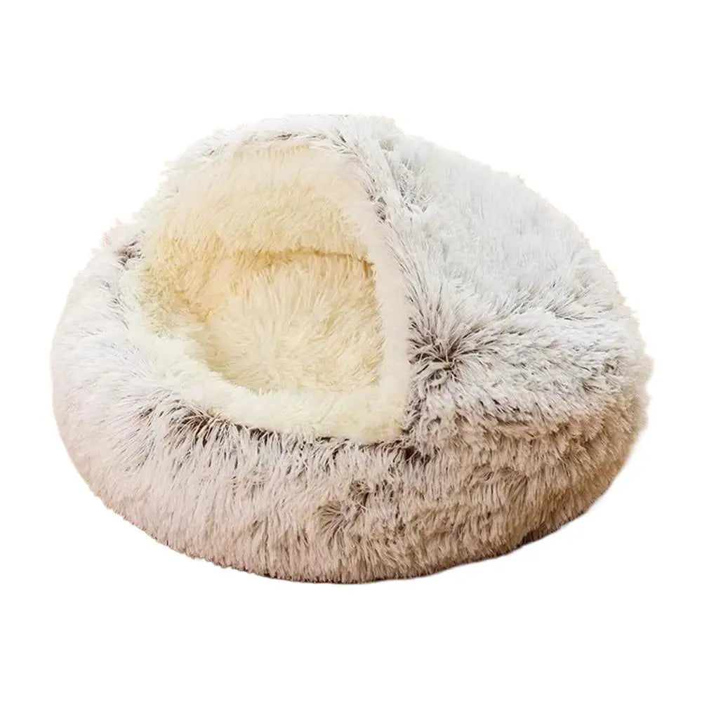 Calming Plush Dog Bed