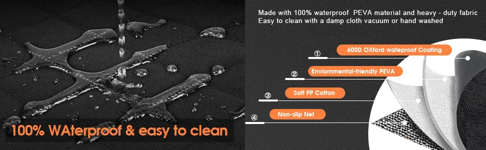Oxford Cloth Car Pet Mat Car Rear Seat Anti-dirty